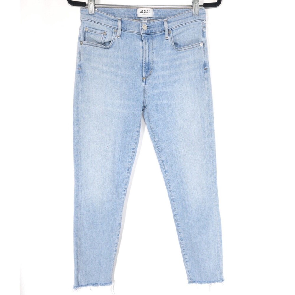AGOLDE Jeans Women’s 29 Stretch Raw Hem Hem SOPHIE A018C-1156